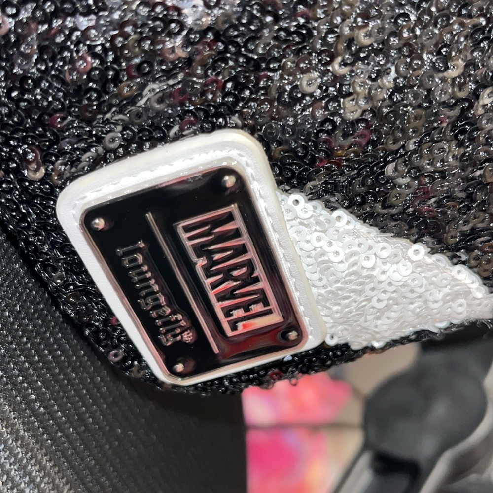 Loungefly Marvel Spider-Man Spider-Gwen Sequin Mini Backpack BoxLunch Exclusive - Picture 4 of 5